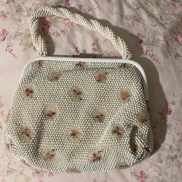 Beaded reversible handbag Vintage - Picture 2 of 12